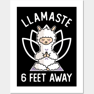 Llamaste 6 Feet Away Posters and Art